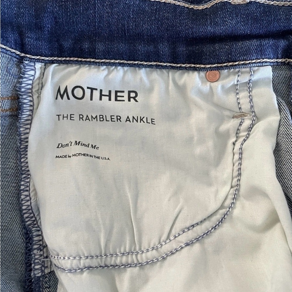MOTHER The Rambler Ankle Jeans Don't Mind Me Wash - Picture 5 of 8
